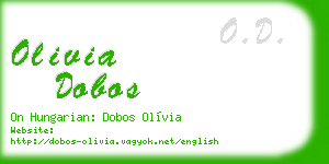 olivia dobos business card
