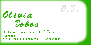 olivia dobos business card